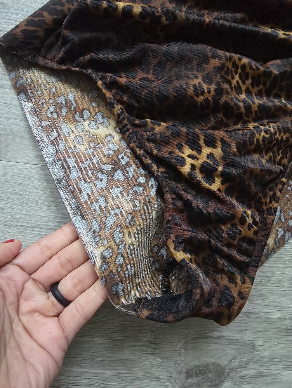 Miraclesuit Swimsuit Animal Print One-Piece Built-In Tummy Control 8 - Picture 3 of 6